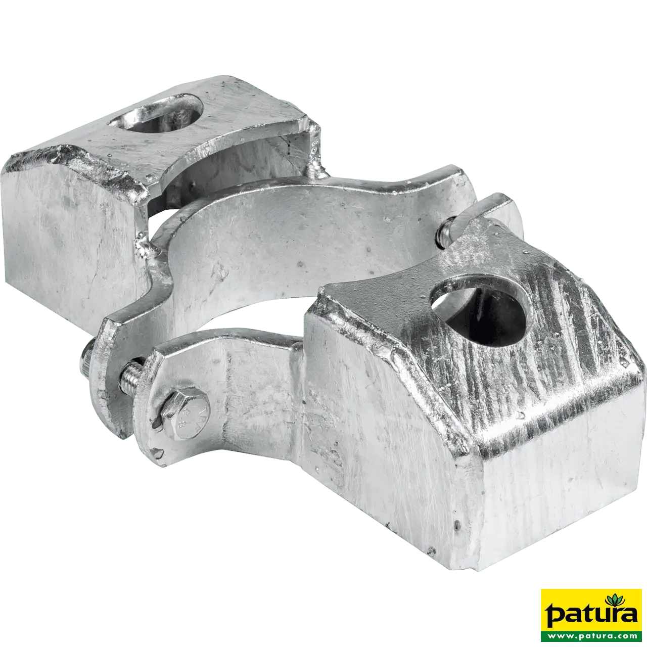 Schelle d=102 mm, mit 2 Riegelhalter TS parallel