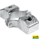 Schelle d=102 mm, mit 2 Riegelhalter TS parallel