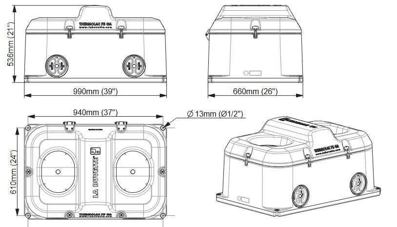 Thermolac 75, 2 Ball, 75 Liter