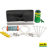 Wanderreiterset, Packtasche mit P 30-Gerät, Alu-Pfählen, 40 m Band,