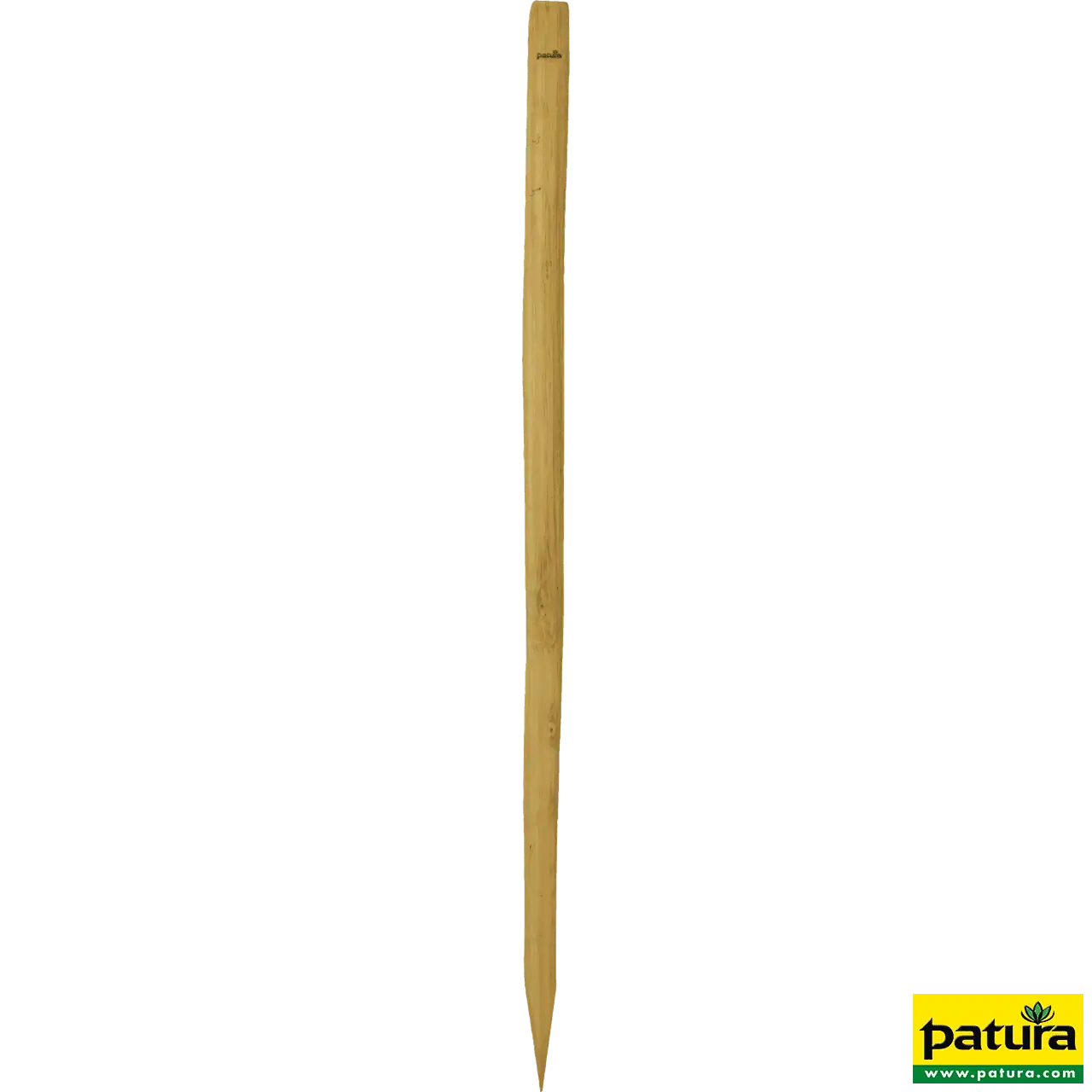 Robinienpfahl, Natur, 1500 mm, Ø 6–8 cm, gespalten, geschliffen, gefast, gehobelt, 4-fach gespitzt
