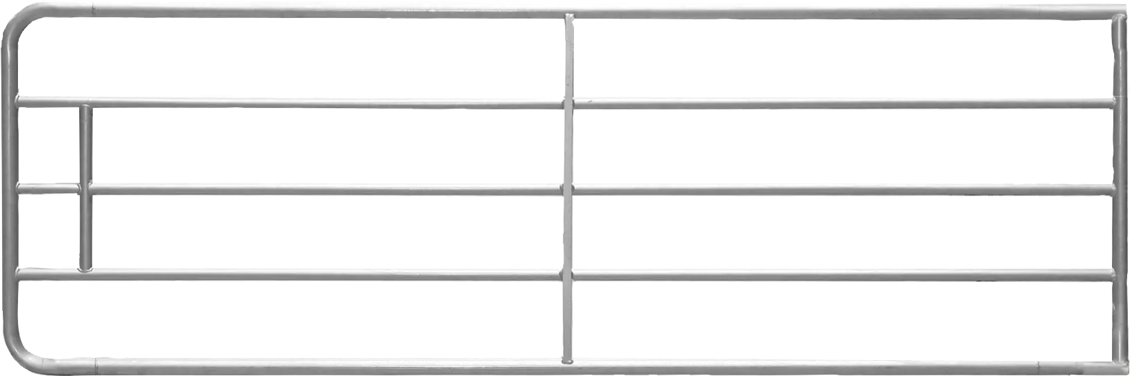 Weidetor 3,5 m, verzinkt inkl. Montageteile