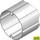 Elektro-Rolltor PLUS, 4,10 m x 4,00 m, mit Führungsschiene, Mittelrohr, Rohr Ø 100 mm