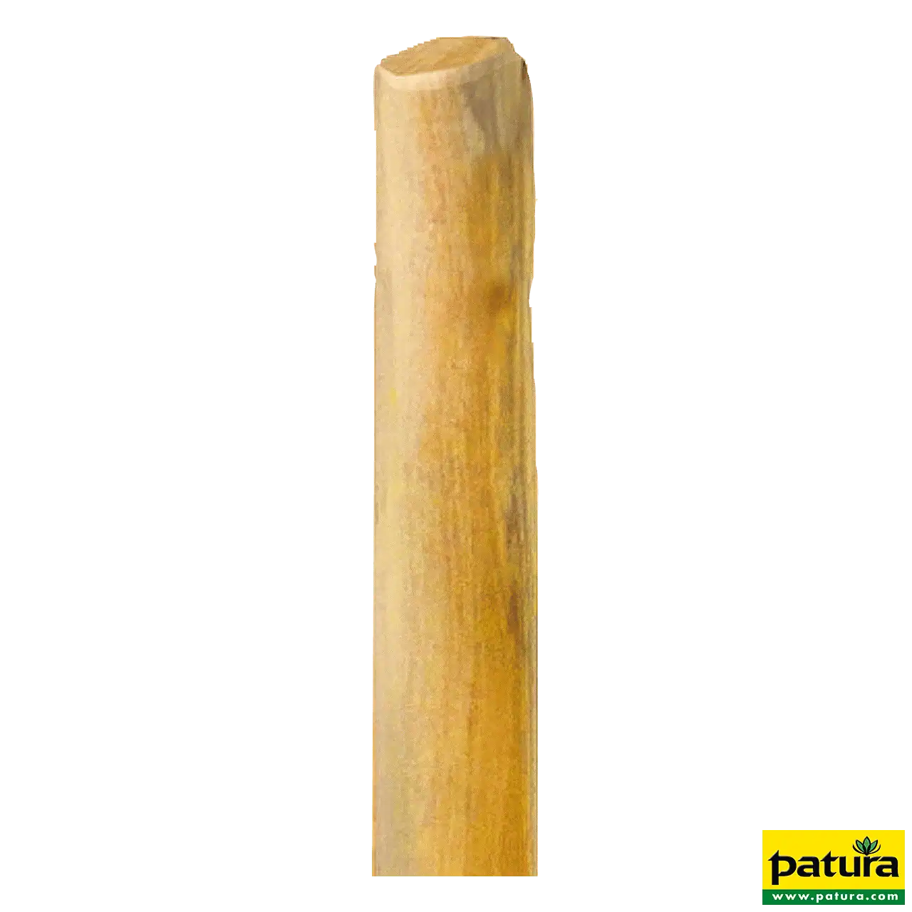 Robinienpfahl, Natur, 1500 mm, Ø 6–8 cm, gespalten, geschliffen, gefast, gehobelt, 4-fach gespitzt