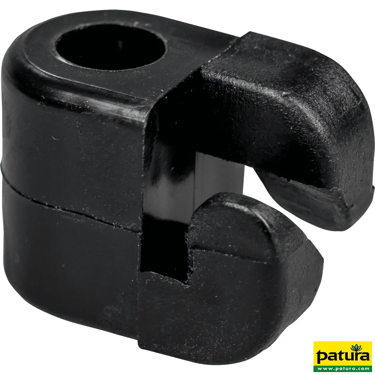 Kunststoffisolator schwarz, für 10 mm Glasfiberpfähle (25 Stück/Pack)