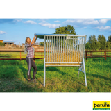 Pferderaufe, Fressgitterabstand 6 cm, Fresshöhe 79 cm, 1,45 x 1,35 x 1,85 m