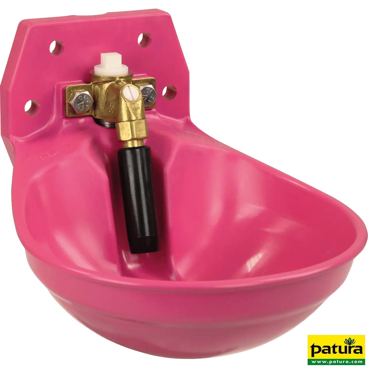 Rohrventil-Becken Mod. 12P PINK mit 3/4" Messingventil