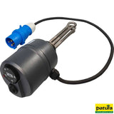 Einschraubheizkörper 3000 W, für Umlaufheizung Mod. 303, CEE-Cara-Stecker blau 3-polig, 230 V