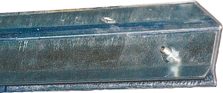 Klemmprofil, Unter Sturz-Montage L=3m für Streifenvorhang, Türbreite 3 m