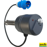 Einschraubheizkörper 3000 W, für Umlaufheizung Mod. 317, CEE-Cara-Stecker blau 3-polig, mit O-Ring