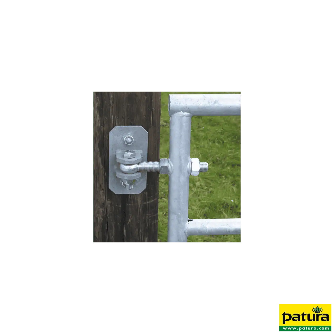 Profi-Weidezauntor Höhe 0,90 m, breite verstellbar