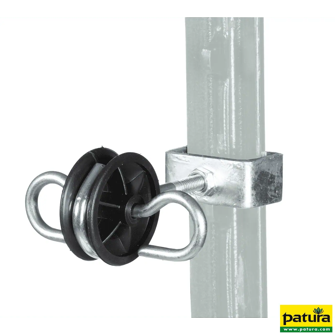 Torgriffisolator für T-Pfosten, Edelstahl, 4 Stk