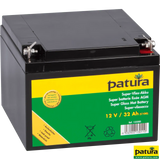 Weidezaungerät P1500 Set, Sicherheitsbox, Erdstab, Super-Vlies-Akku 32 Ah, Solarmodul 20 W
