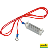 Zaunanschlußkabel B-Band Edelstahlklemmplatten 40mm, 8 mm Ringöse