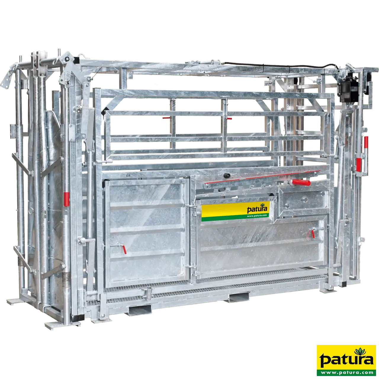 Behandlungsstand A8000 mit Seitenverengung, Heckschiebetüre
