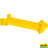 Abstands-Isolator gelb, für T-Pfosten für Litzen/Seile bis 6mm (25 Stück/Pack)