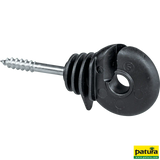 Ringisolator mit durchgehender Stütze, Holzgewinde (25 Stück / Pack)