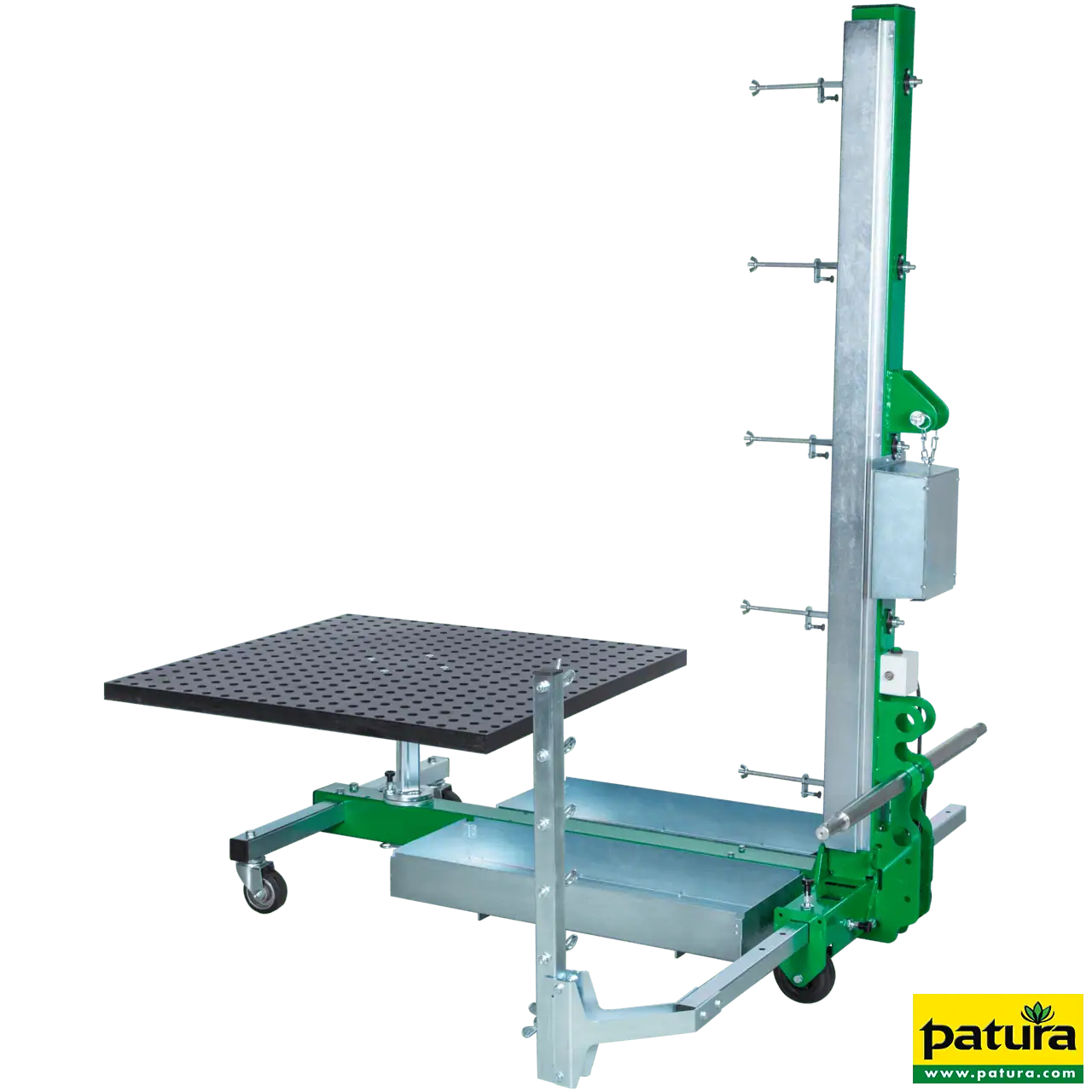 Weidezaunmaschine elektrisch, Tornado Master 5.0, für bis zu 5-reihige Zäune, 3-Punkt-Aufnahme