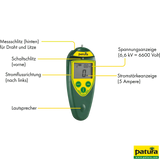 Fernbedienung mit Zaunkompass, Digital-Voltmeter und Amperemeter, kompatibel mit PATURA P 4600, P 6000, P 8000