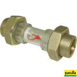 Durchflussanzeige, Anschluss 3/4", Schauglas mit Fahne