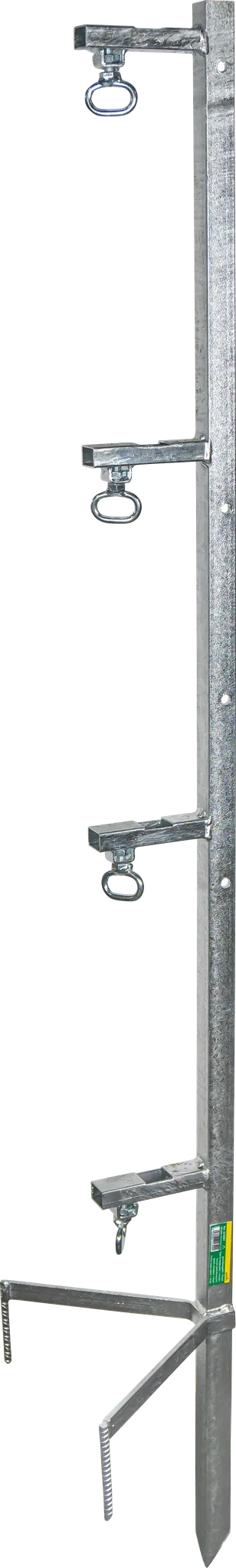 Spezial-Montagepfahl, für 4 Haspeln Zaunhöhe bis 1,30 m