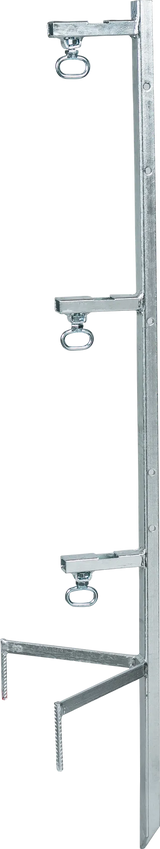 Spezial-Montagepfahl, für 3 Haspeln Zaunhöhe bis 0,90 m