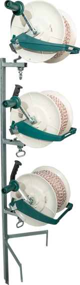 Spezial-Montagepfahl, für 3 Haspeln Zaunhöhe bis 0,90 m