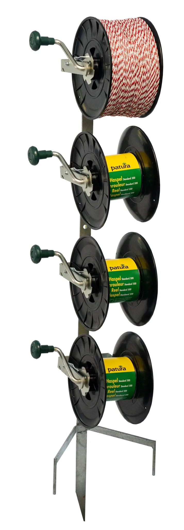 Standard-Montagepfahl, für bis zu 4 Haspeln, Zaunhöhe bis 1,30 m