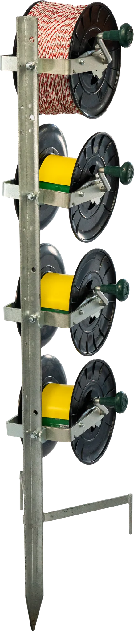 Standard-Montagepfahl, für bis zu 4 Haspeln, Zaunhöhe bis 0,90 m