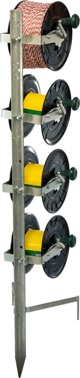 Standard-Montagepfahl, für bis zu 4 Haspeln, Zaunhöhe bis 0,90 m