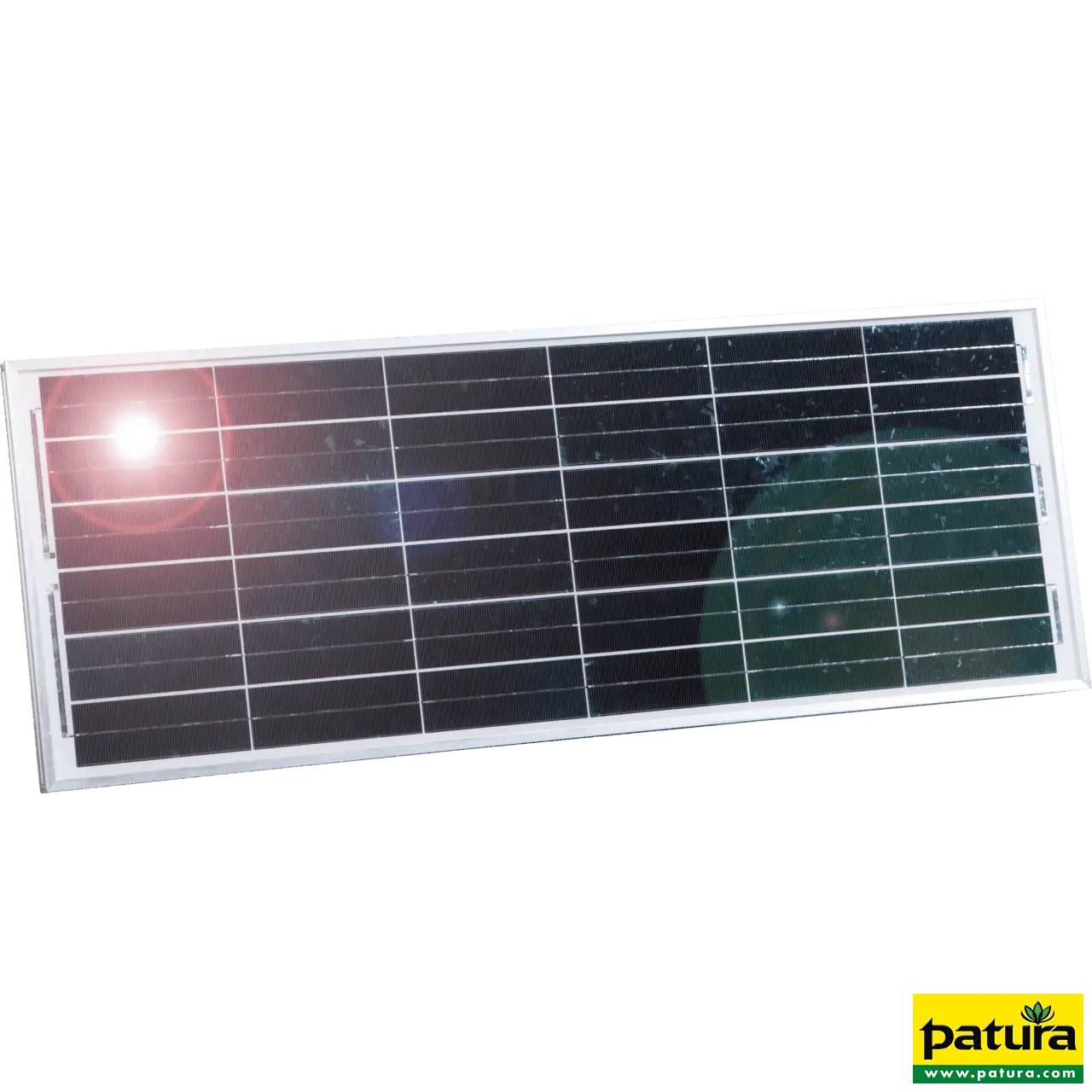 Solarmodul 40 W, polykristallin, mit Universalhalter, integrierter Laderegler