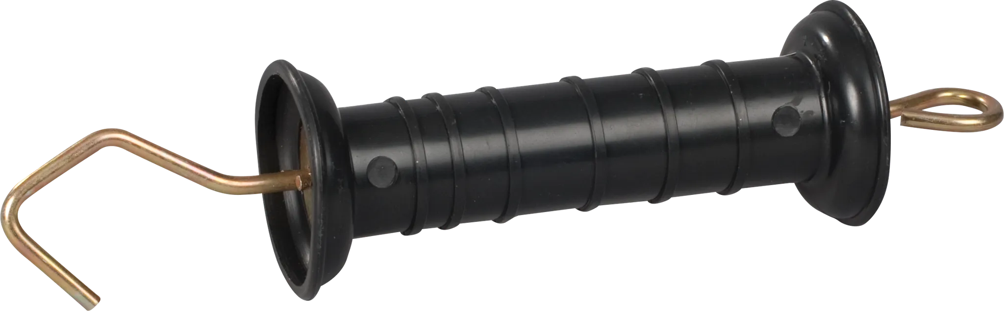 Torgriff, schwarz, mit Haken und Feder mit Zugbegrenzung (5 Stück / Pack)