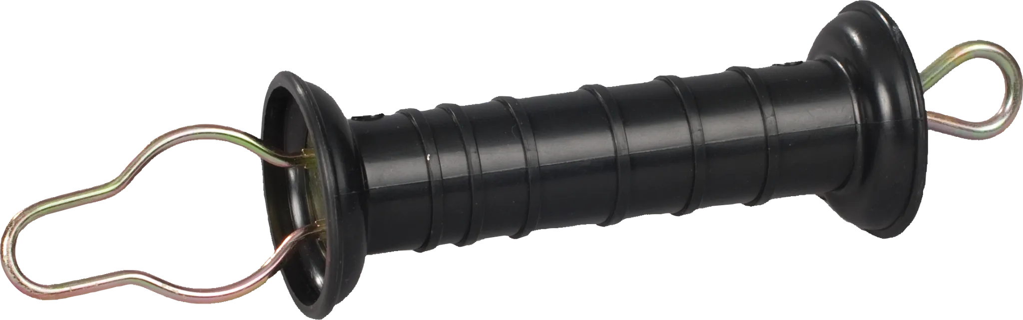 Torgriff, schwarz, mit Öse und Feder mit Zugbegrenzung