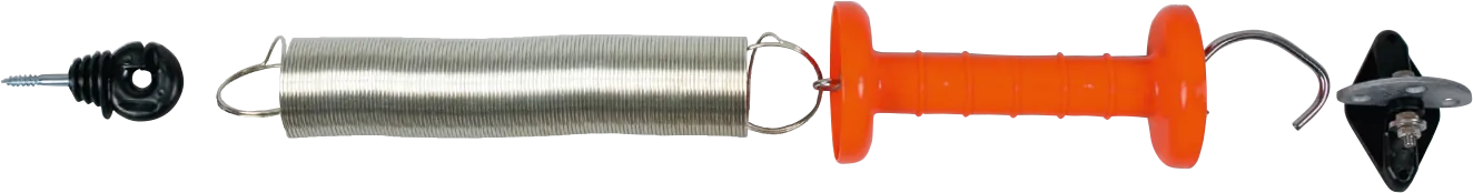 Torspannfederset Edelstahl mit Torgriff und 3-fach Torgriffisolator