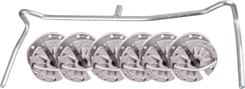 Starterpaket, 6 rotierende Spanner + 1 Spannbügel