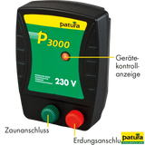 P3000, Weidezaun-Gerät für 230 V Netzanschluss