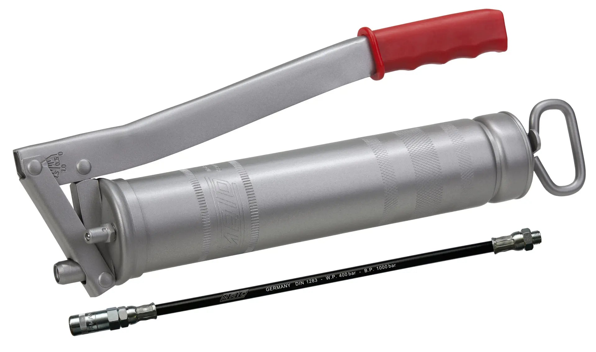 Fettpressen-Set E500M MATO Silber + PH-30C M10x1
