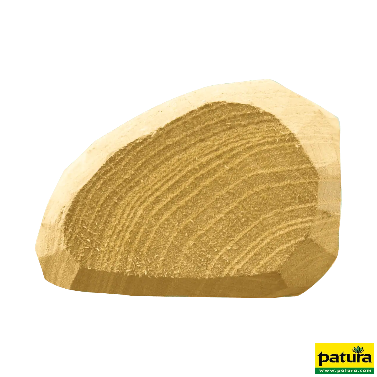 Robinienpfahl, Natur, 1500 mm, Ø 6–8 cm, gespalten, geschliffen, gefast, gehobelt, 4-fach gespitzt