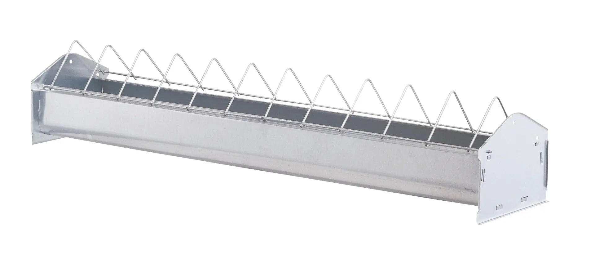 Metall Futtertrog 50cm für Hühner