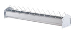 Metall Futtertrog 50cm für Hühner