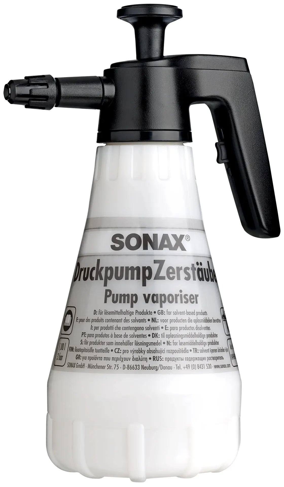 SONAX DruckpumpZerstäuber lösemittelbeständig 1l