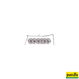 Starterset, 6 rotierende Spanner, 1 Spannbügel, verzinkt
