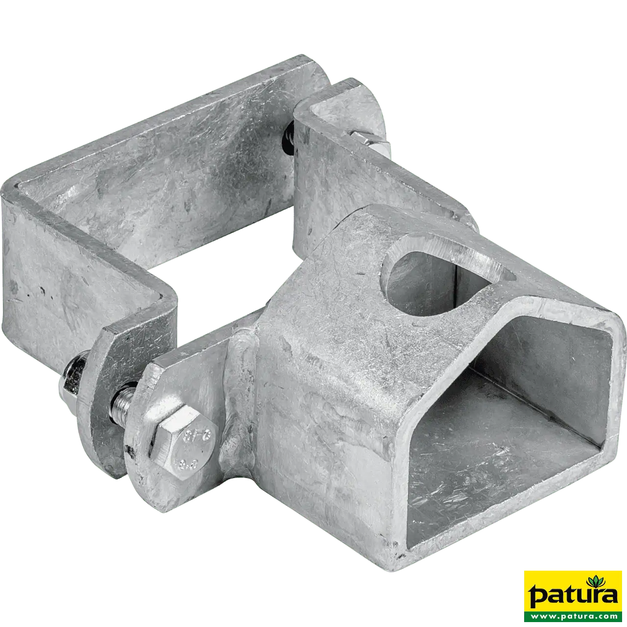 Schelle Quadrat 90 mm 1 Riegelhalter TS