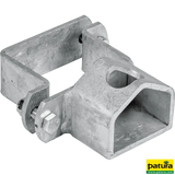 Schelle Quadrat 90 mm 1 Riegelhalter TS