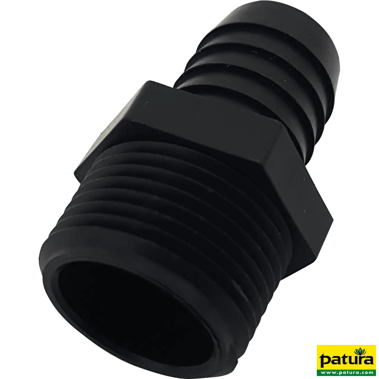 Schlauchanschluss-Stutzen, passend für Farm-Drinker Steigleitung, PVC, 26 mm AG, 3/4" Schlauchstutzen