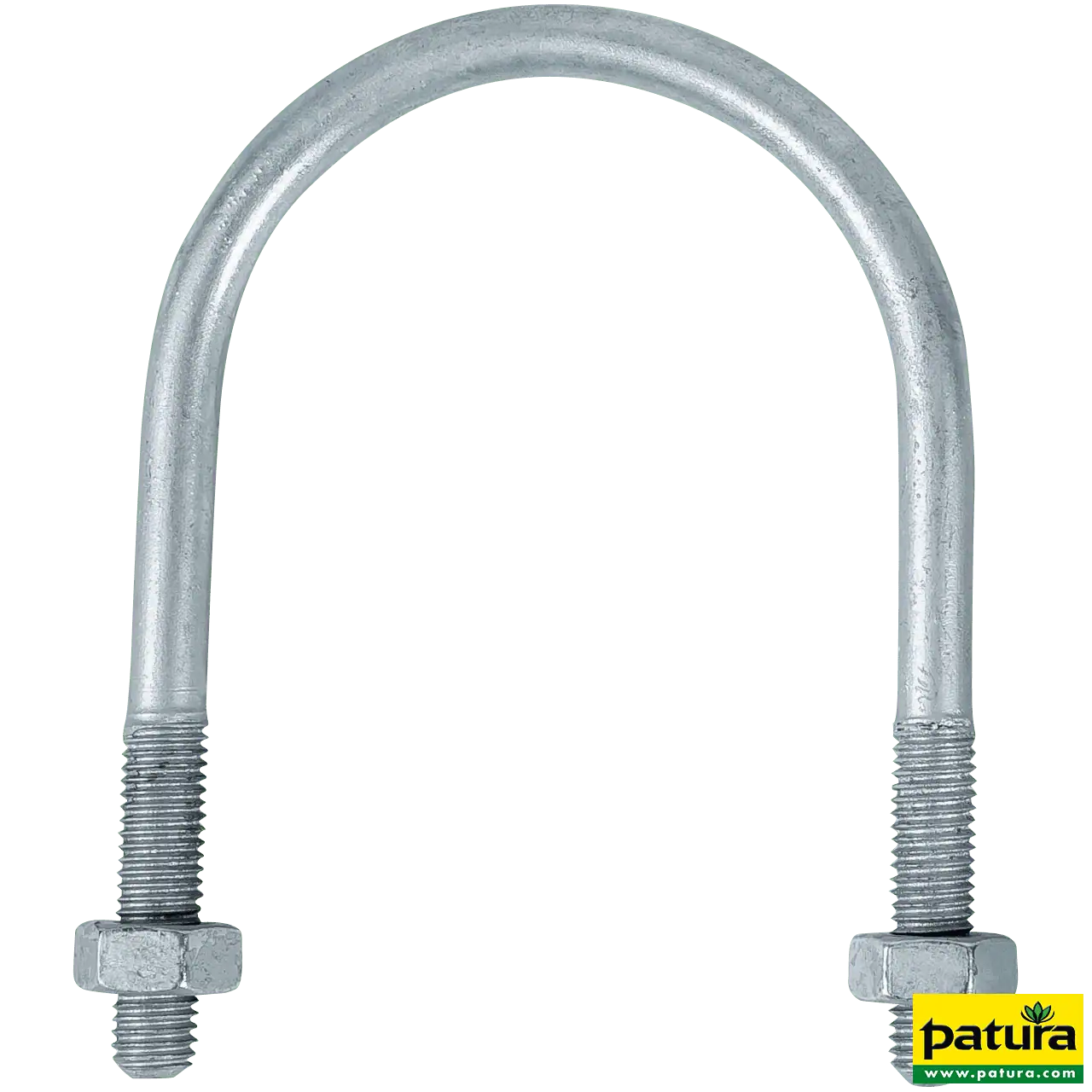 Bügelschraube 60 x 60 mm, M10, Achsabstand 71 mm, für Schwedenfressgitter