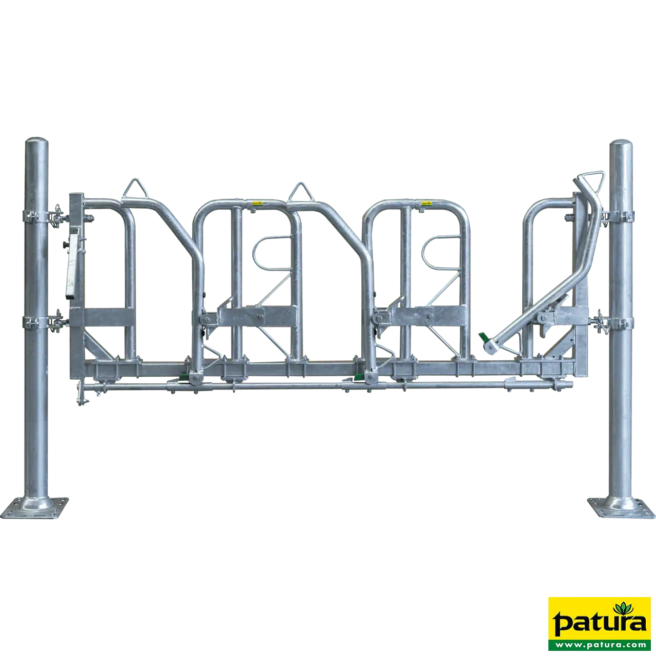 Schwedenfressgitter modular Bullen Montagelänge 2,91 m, 3 Fressplätze