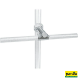 Abstandhalter für Nackenrohr an Pfosten mit d=102 mm, inkl. 2 Bügelschrauben