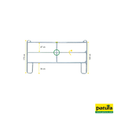 Panel-3, Länge 3,00 m, H= 1,70 m