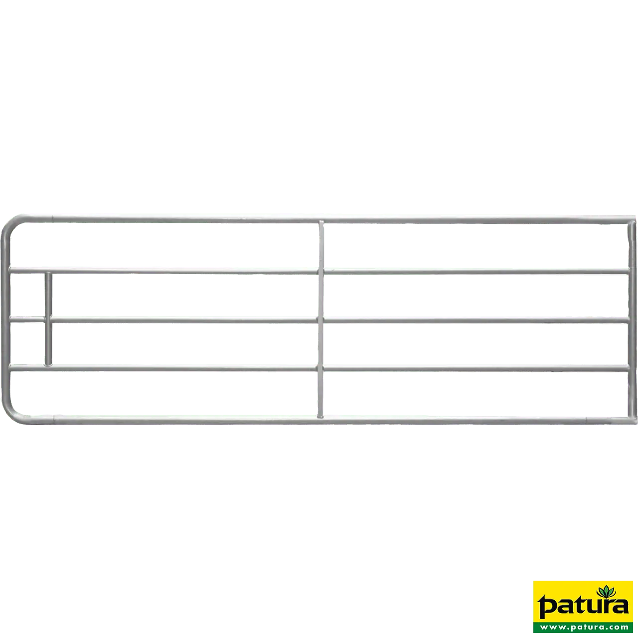 Weidetor Stahl, verzinkt, 6,0 m, Höhe 1,0 m, Rahmen Ø 48,3 mm, Innenrohr Ø 34 mm, inkl. Montageteile